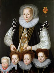 Ein Paar Familienporträts, 1598